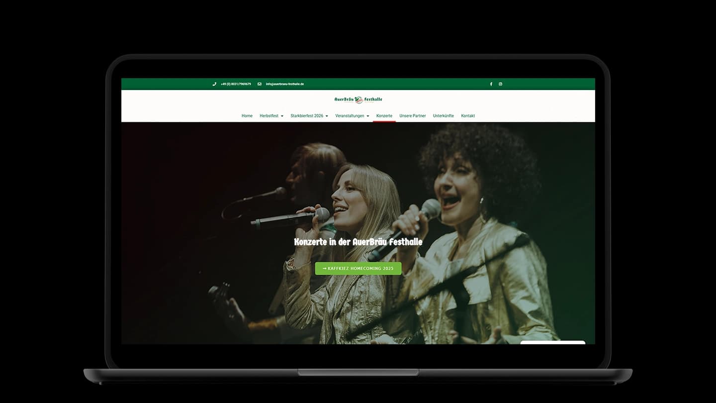 Konzerte in der Halle