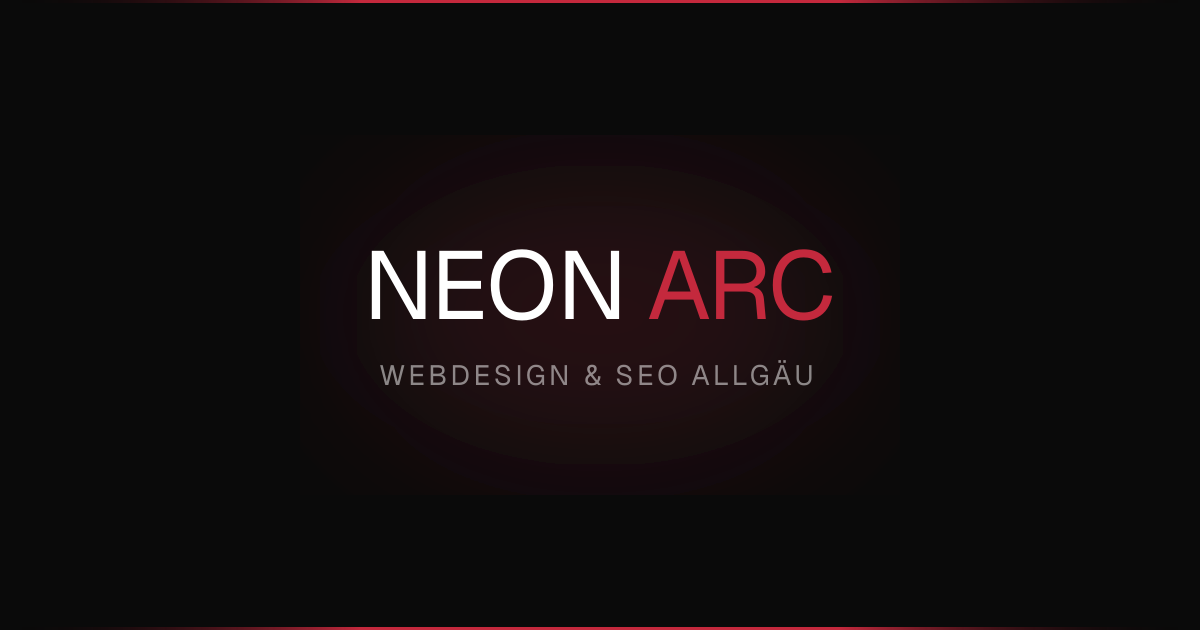 Neon Arc Webdesign und SEO im Allgäu