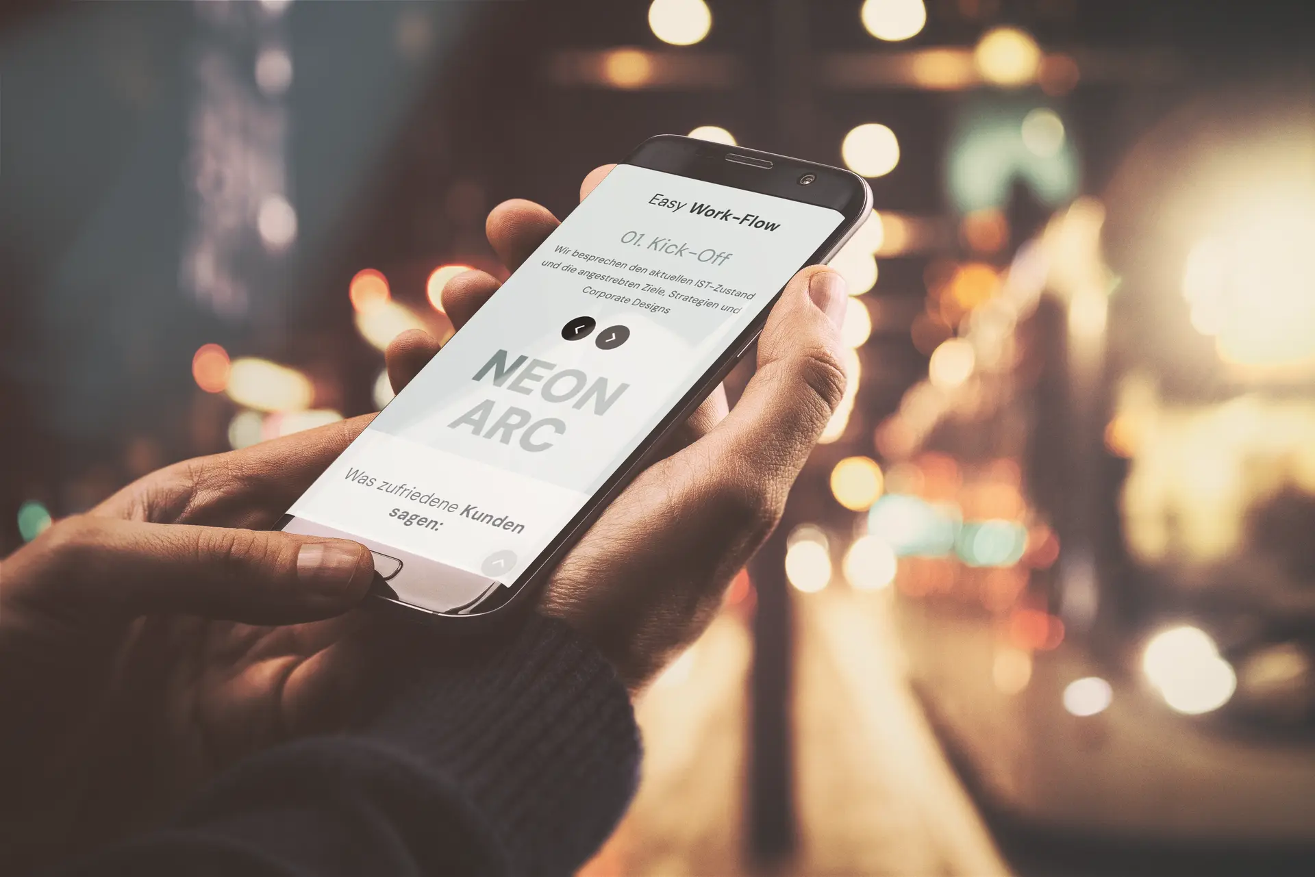 Über Neon Arc - Easy Webdesign aus dem Allgäu